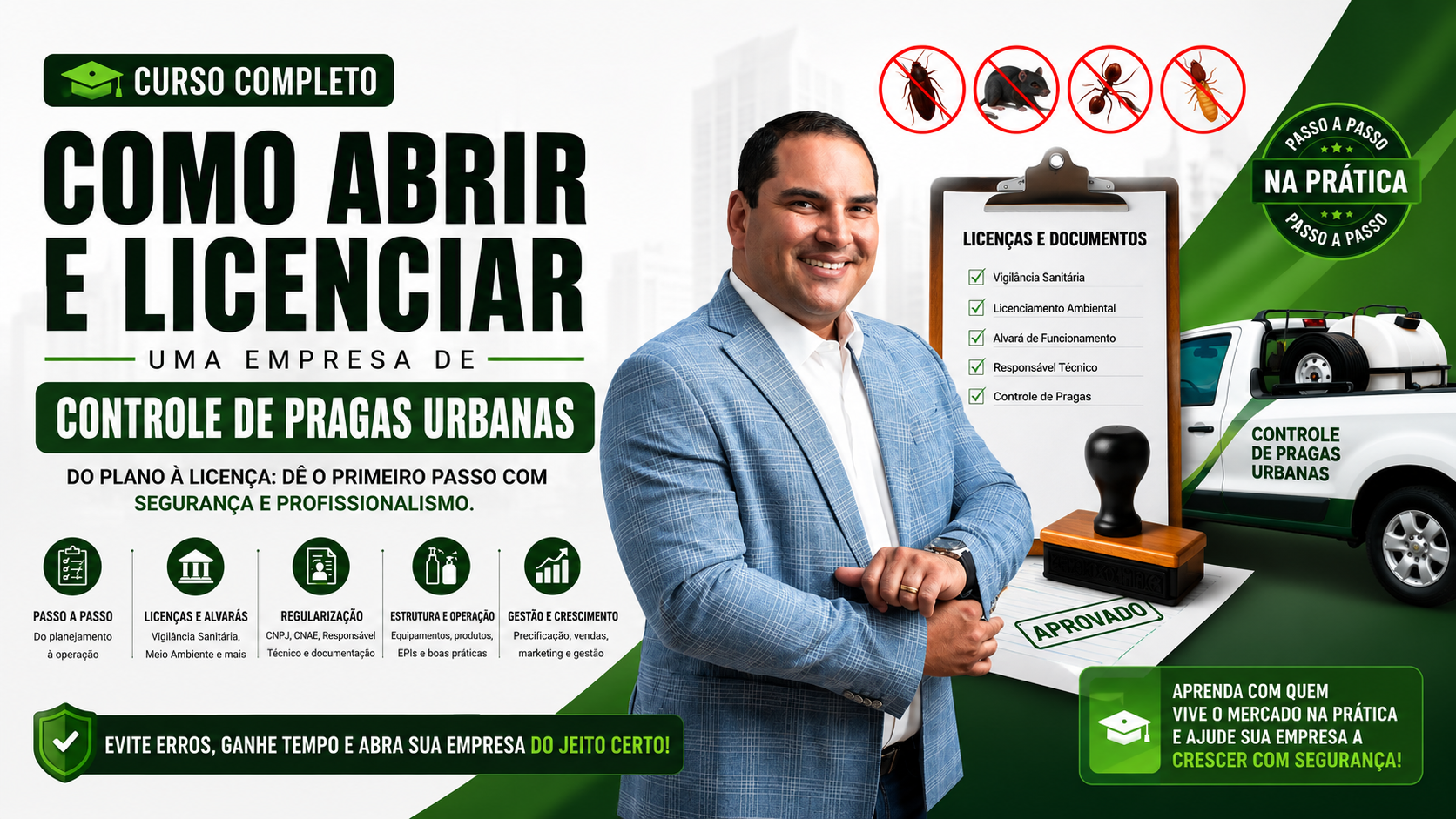 Como Abrir e Licenciar uma Empresa de Controle de Pragas Urbanas
